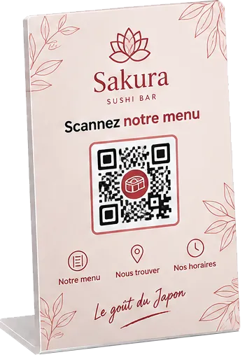 Support QR en Plexiglas speedPrint